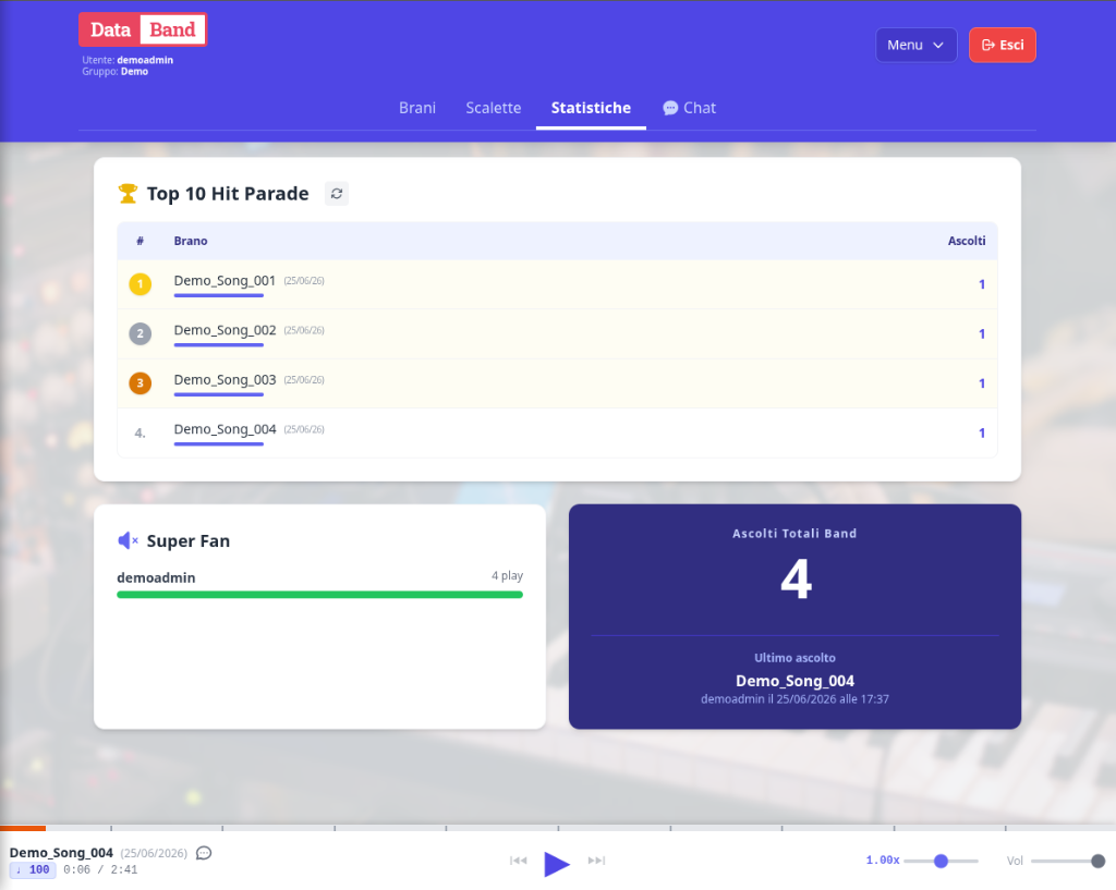 DataBand Interface Preview