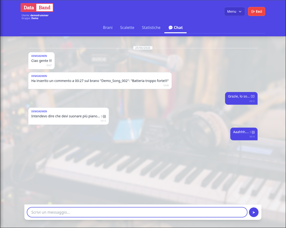 DataBand Interface Preview