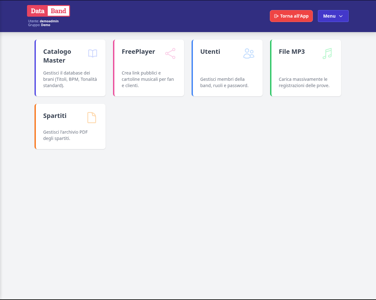 DataBand Interface Preview