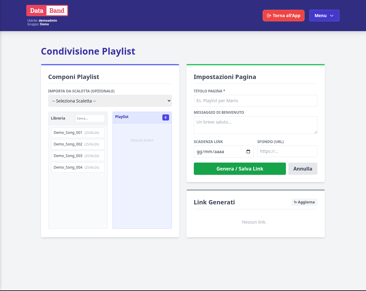 DataBand Interface Preview