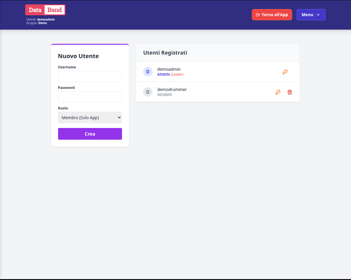 DataBand Interface Preview